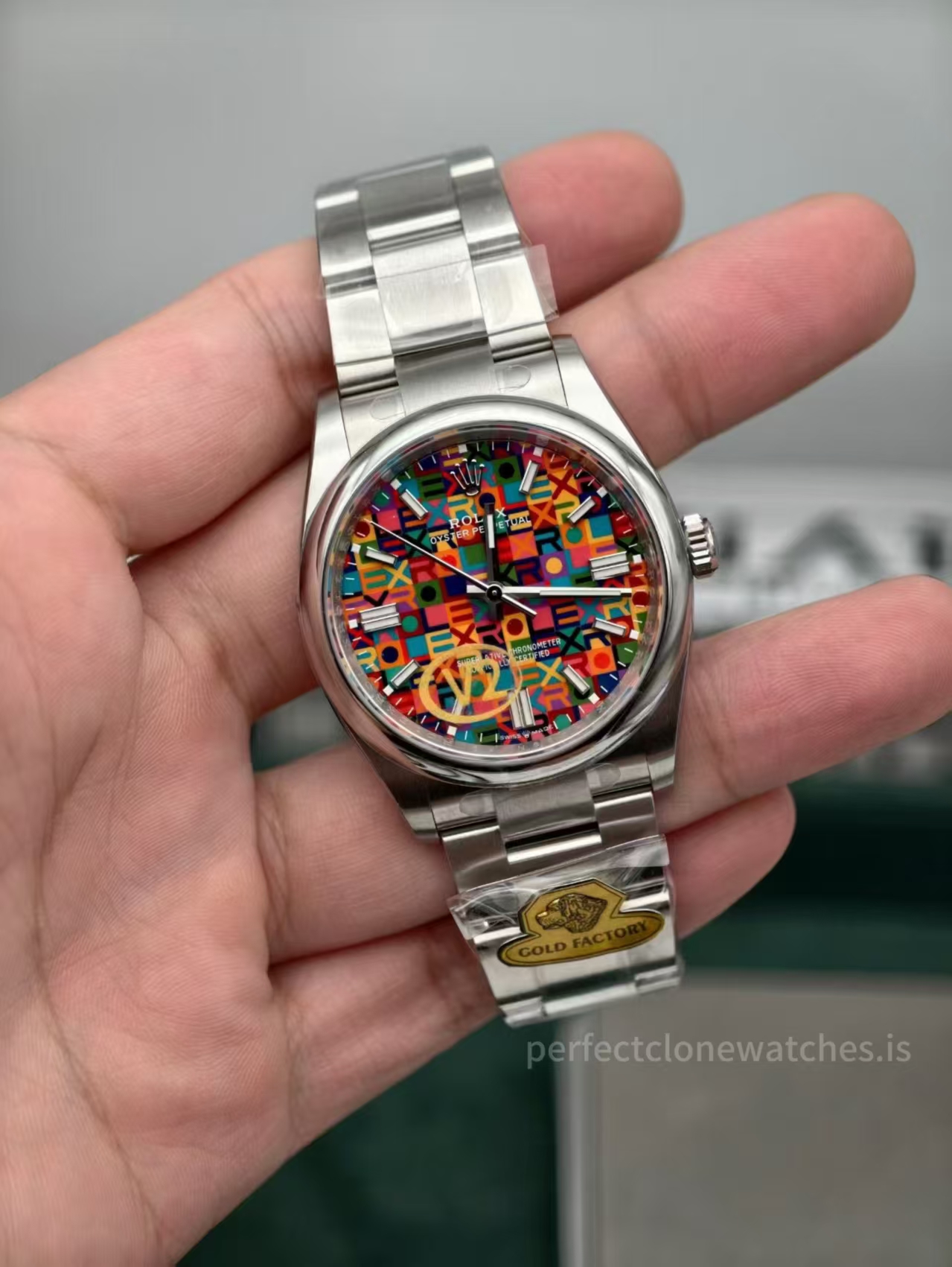 Gold Factory Rolex Oyster Perpetual 126000 Jubilee Dial with Free-Sprung 3230 Movement (image for) Gold Factory Rolex Oyster Perpetual 126000 Jubilee Dial with Free-Sprung 3230 Movement